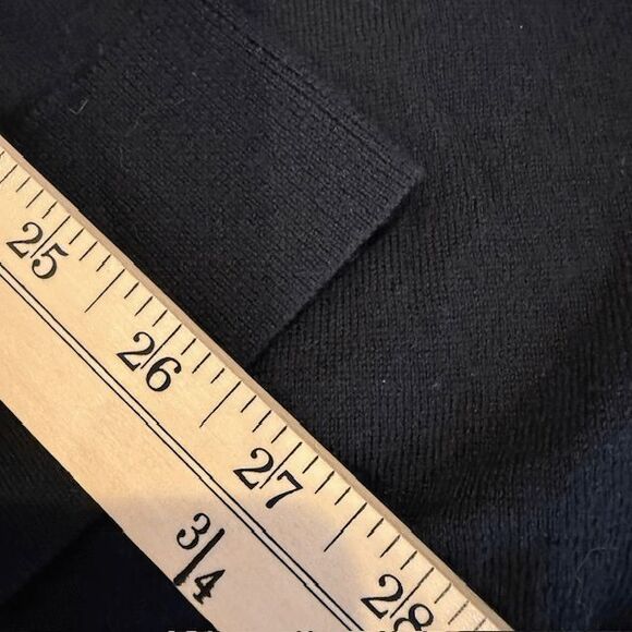 Banana Republic 100% Merino Wool Sweater Black Crewneck Size XXL - Picture 9 of 10